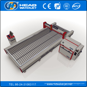 Máquina de corte do waterjet do metal da alta precisão de 0.1mm com tabela do corte 2000x6000mm e bomba 420Mpa